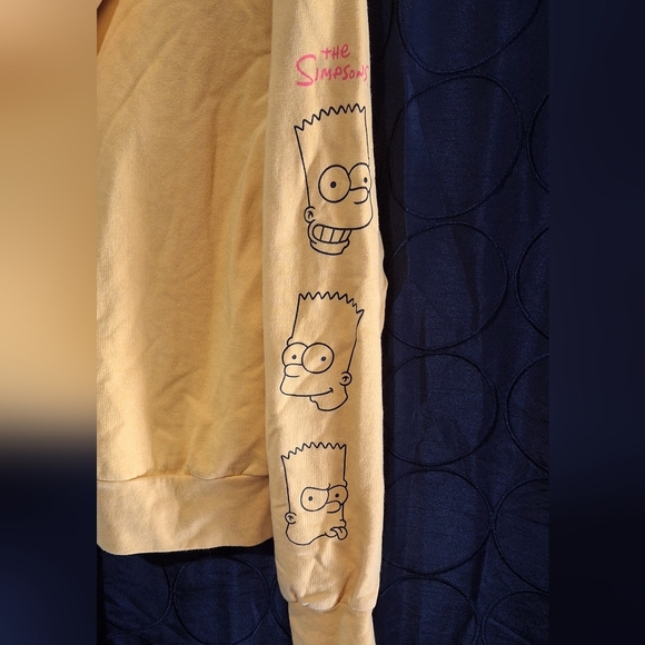 Yellow Hoodie with Cartoon Graphic - Picture 3 of 6